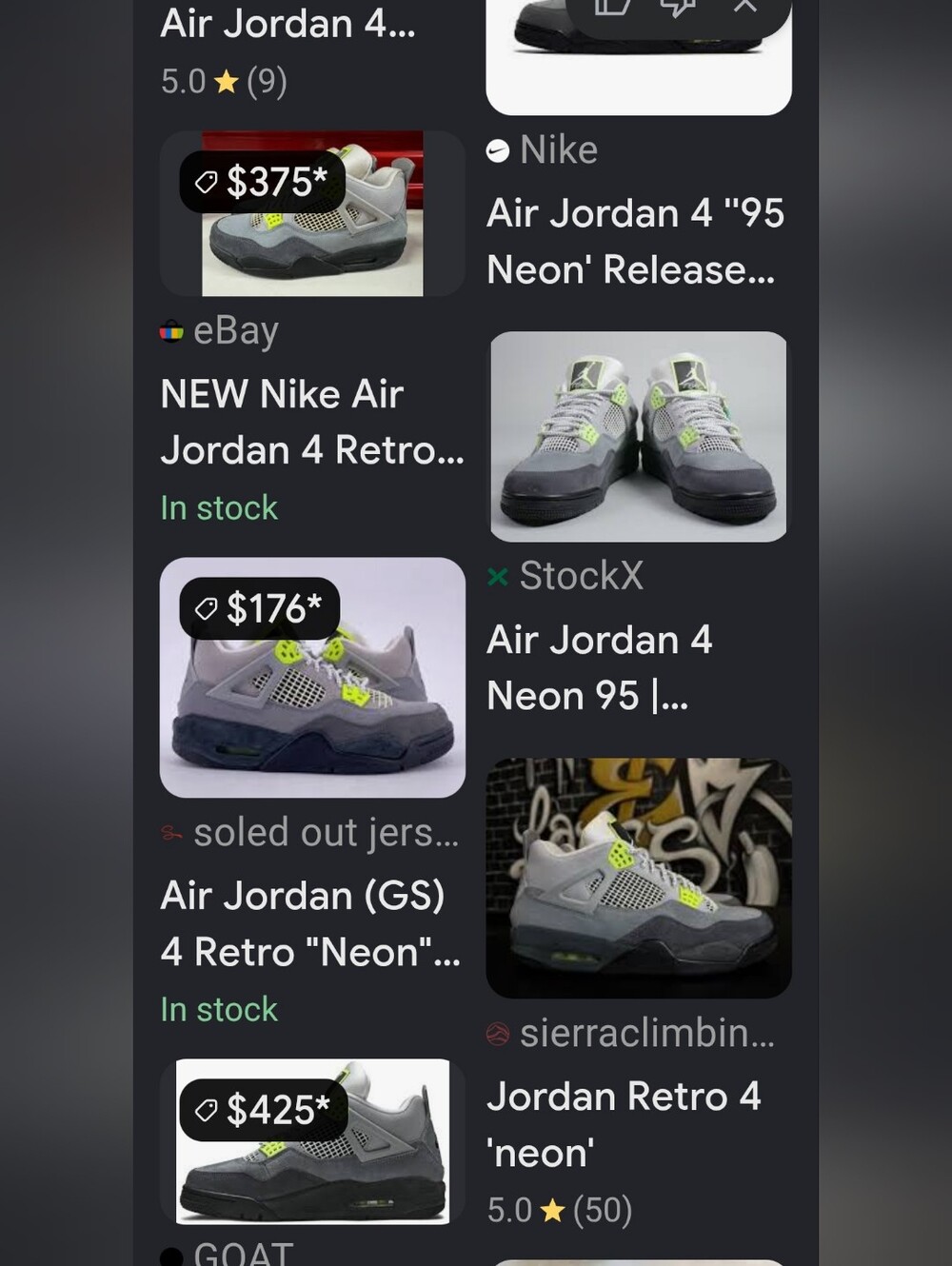 🔥 Nike Air Jordan 4 (Special Edition) "Neon 95" Wmns 7.5 Great Condition. - Picture 16 of 16